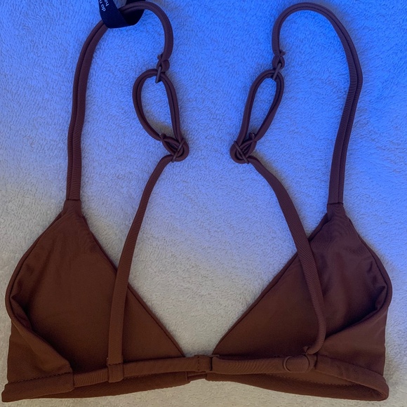 Ark Swimwear Brown String Bralette - Picture 7 of 12